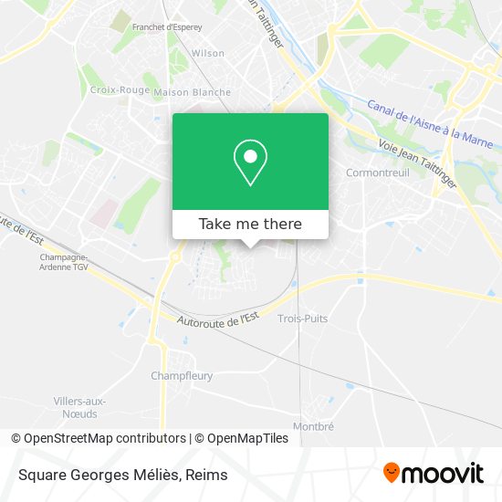 Mapa Square Georges Méliès