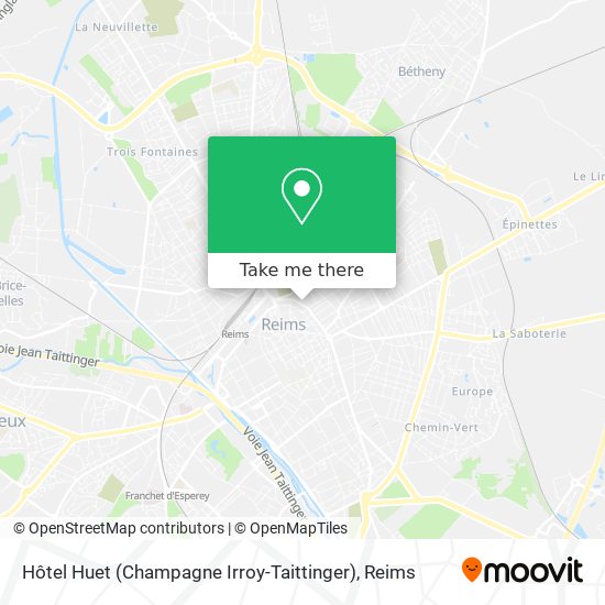 Hôtel Huet (Champagne Irroy-Taittinger) map