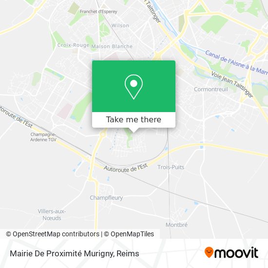 Mairie De Proximité Murigny map