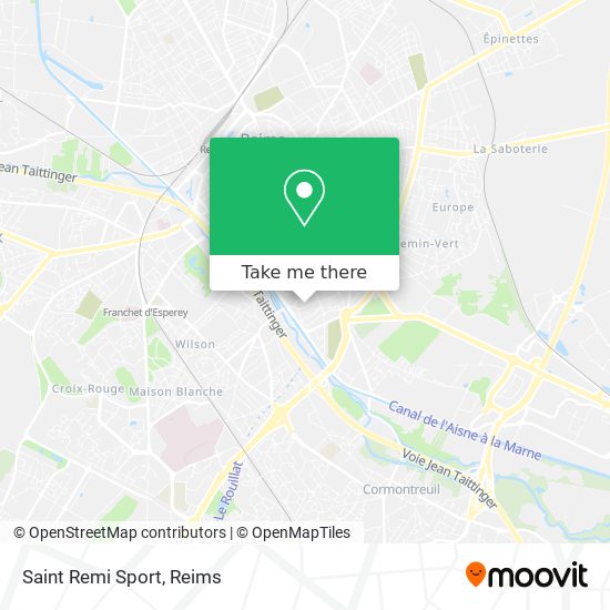 Saint Remi Sport map