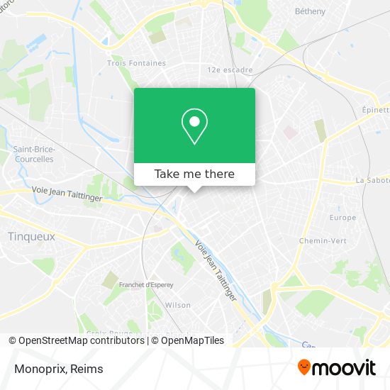 Monoprix map