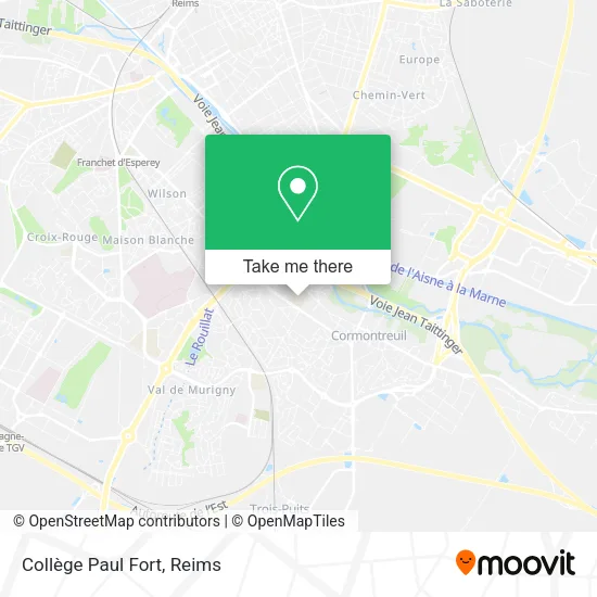 Collège Paul Fort map