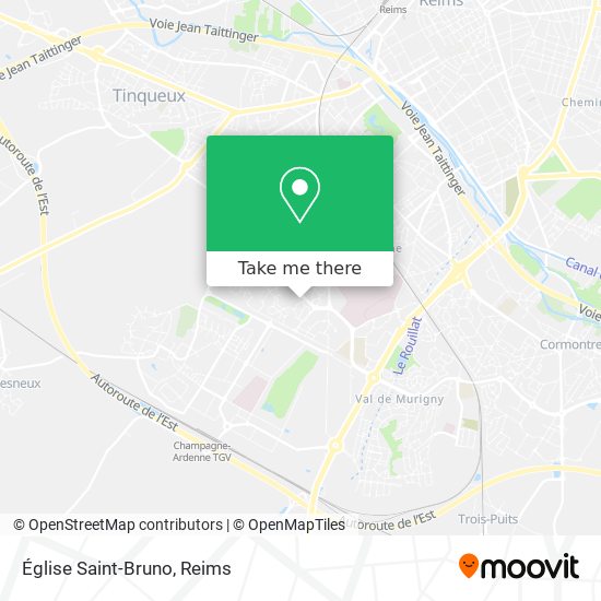 Église Saint-Bruno map