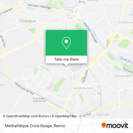 Médiathèque Croix-Rouge map