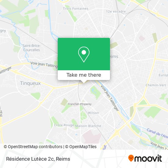 Résidence Lutèce 2c map