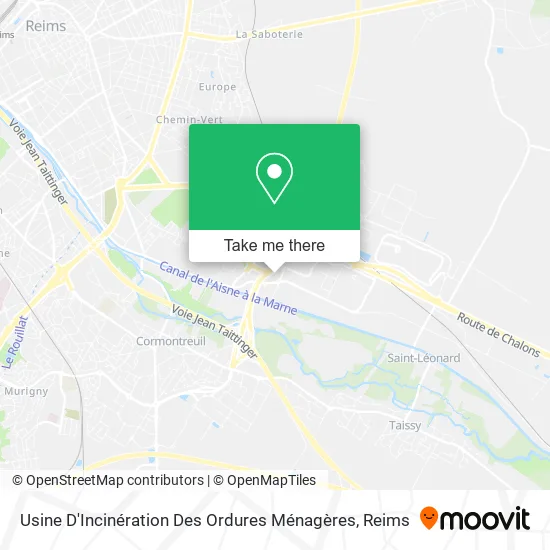 Usine D'Incinération Des Ordures Ménagères map