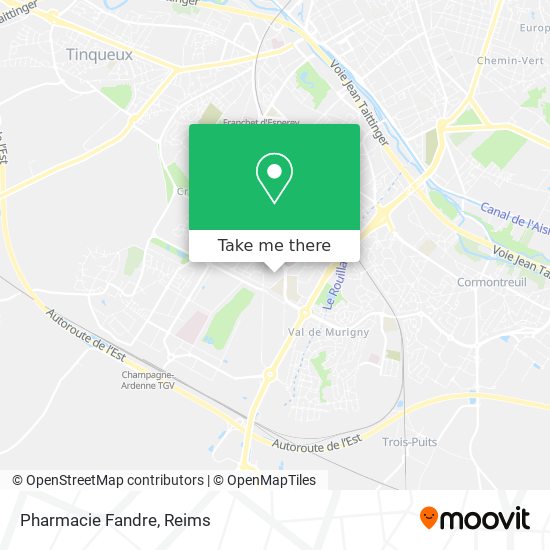 Pharmacie Fandre map