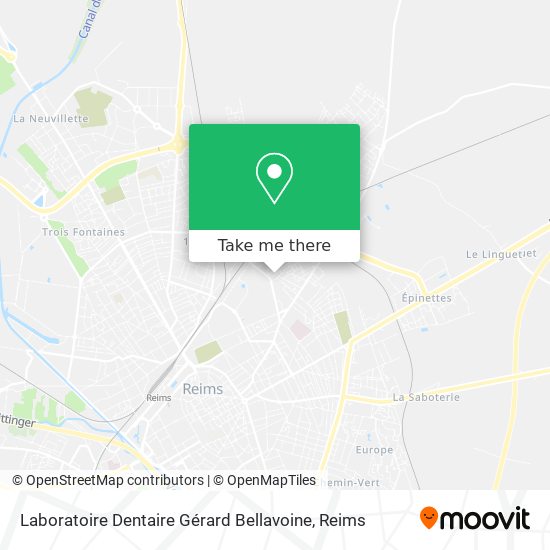 Laboratoire Dentaire Gérard Bellavoine map