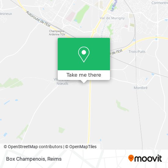 Mapa Box Champenois