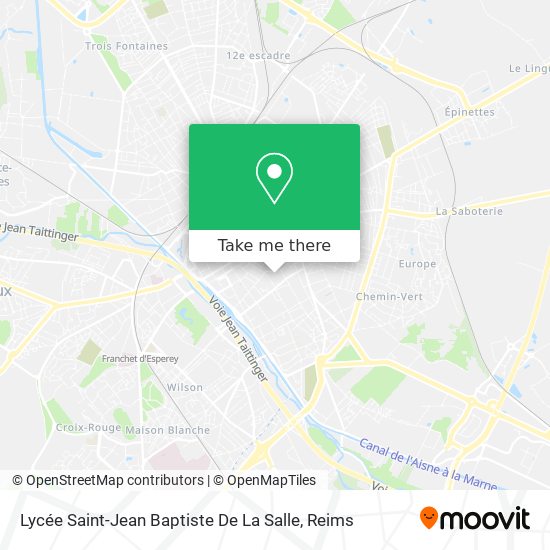 Mapa Lycée Saint-Jean Baptiste De La Salle