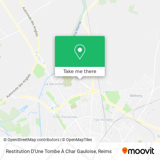 Restitution D'Une Tombe À Char Gauloise map