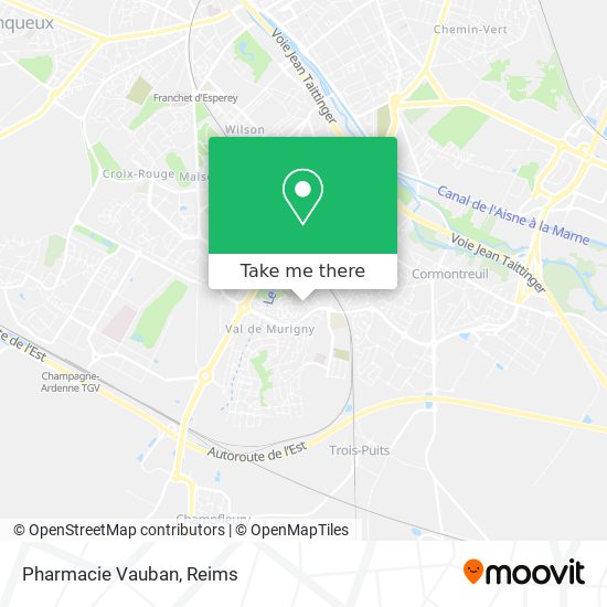 Pharmacie Vauban map