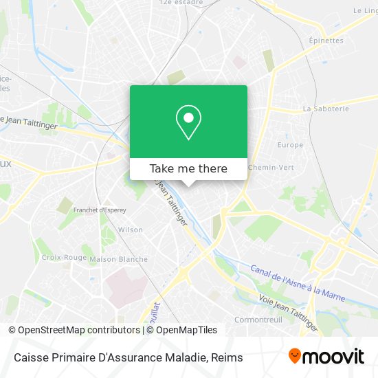 Caisse Primaire D'Assurance Maladie map