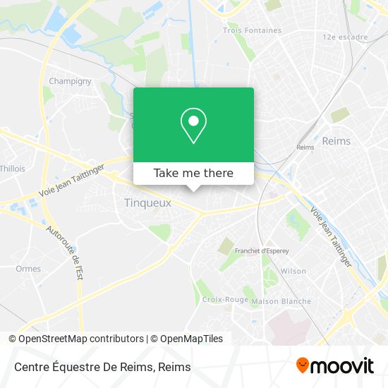 Centre Équestre De Reims map