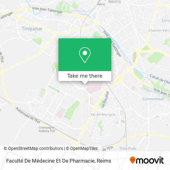 Faculté De Médecine Et De Pharmacie map