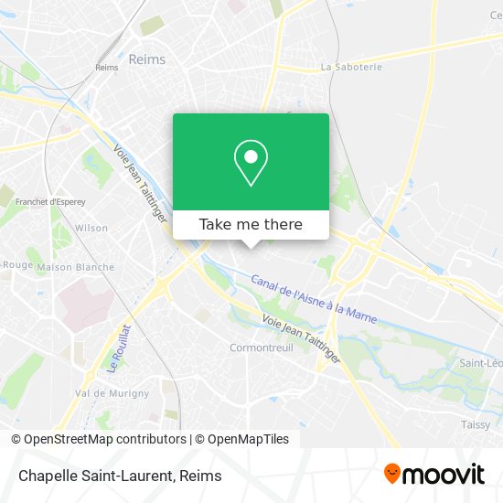 Mapa Chapelle Saint-Laurent