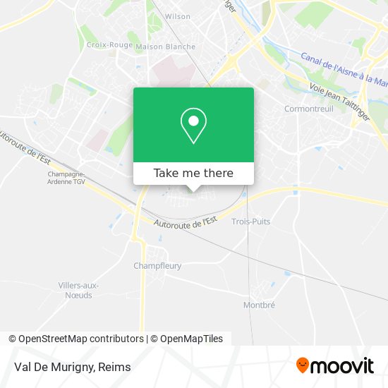 Val De Murigny map