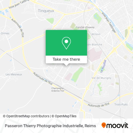 Passeron Thierry Photographie Industrielle map