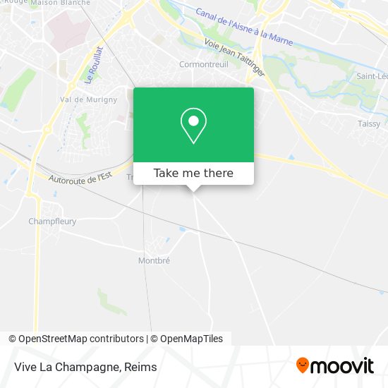 Vive La Champagne map