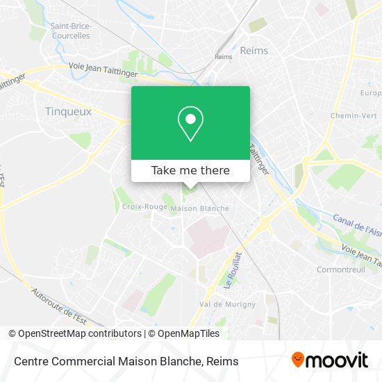 Centre Commercial Maison Blanche map