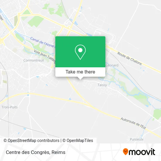 Centre des Congrès map