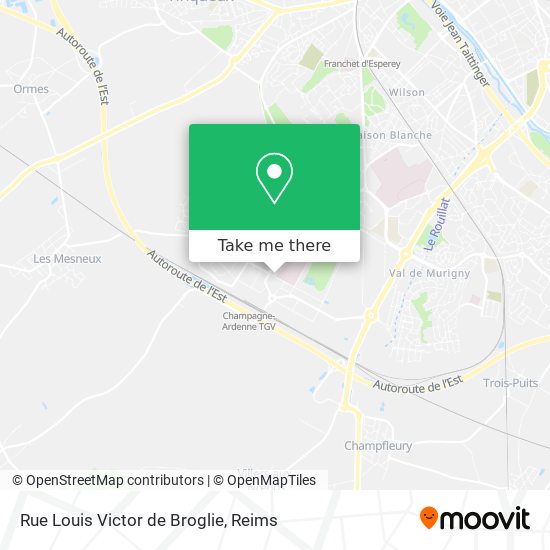 Rue Louis Victor de Broglie map