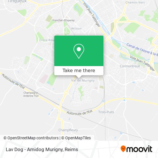 Mapa Lav Dog - Amidog Murigny