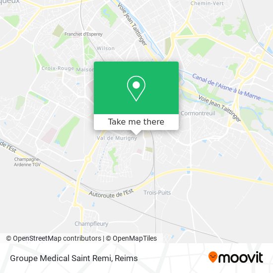 Mapa Groupe Medical Saint Remi