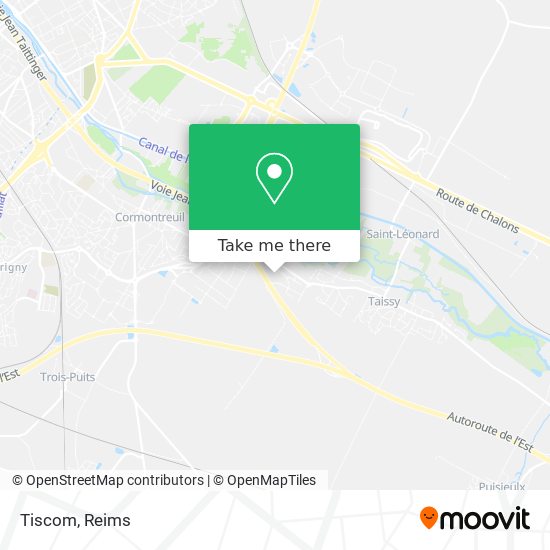 Tiscom map