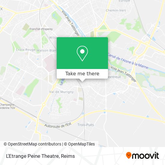 L'Etrange Peine Theatre map