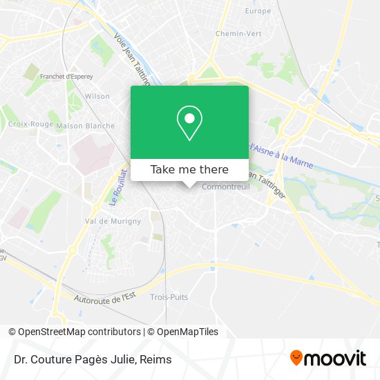 Dr. Couture Pagès Julie map