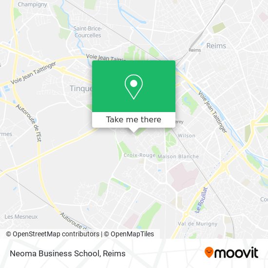 Mapa Neoma Business School