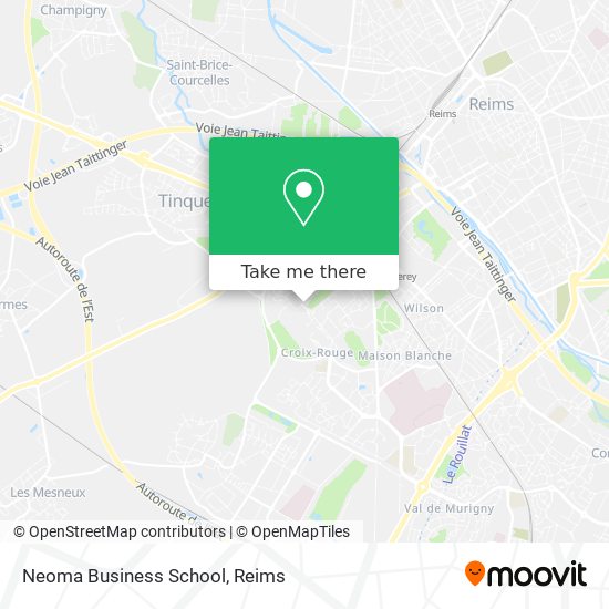 Neoma Business School map