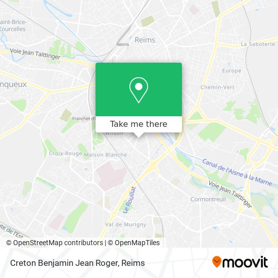 Creton Benjamin Jean Roger map