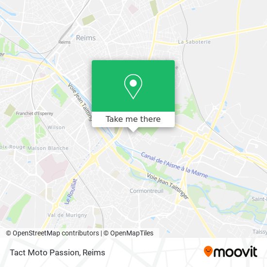 Tact Moto Passion map