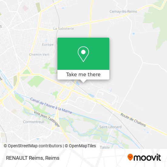 RENAULT Reims map