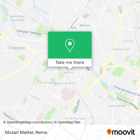 Mapa Mozart Market