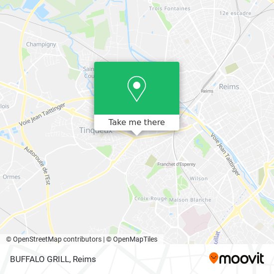 BUFFALO GRILL map