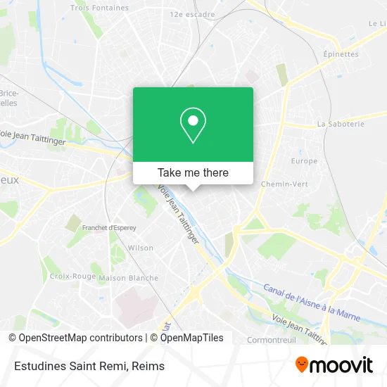 Estudines Saint Remi map
