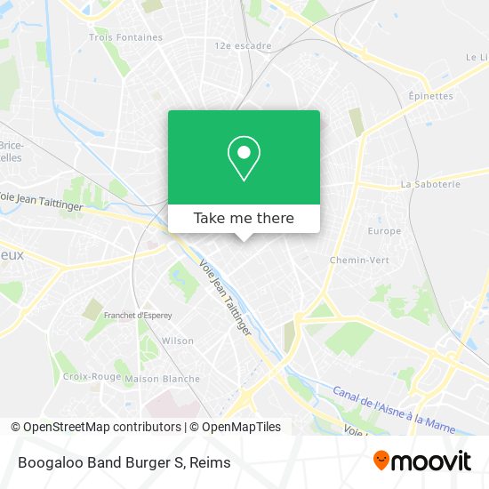 Boogaloo Band Burger S map
