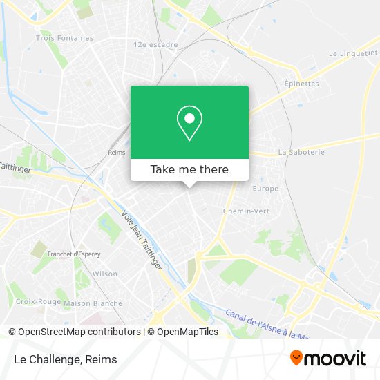 Le Challenge map