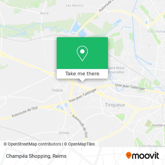 Mapa Champéa Shopping