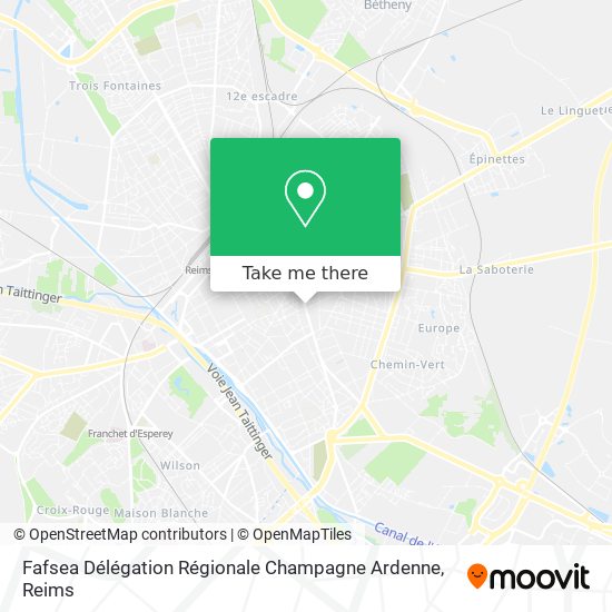 Fafsea Délégation Régionale Champagne Ardenne map