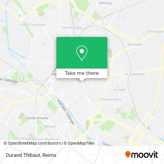 Durand Thibaut map
