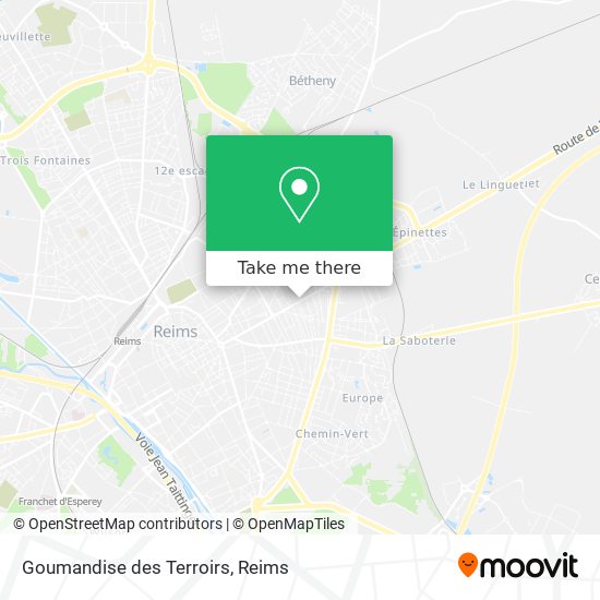 Goumandise des Terroirs map