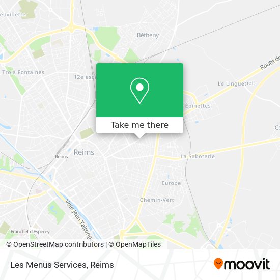 Les Menus Services map