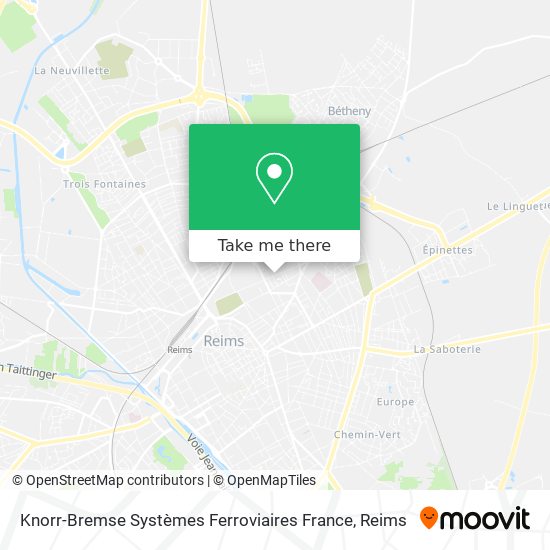 Knorr-Bremse Systèmes Ferroviaires France map