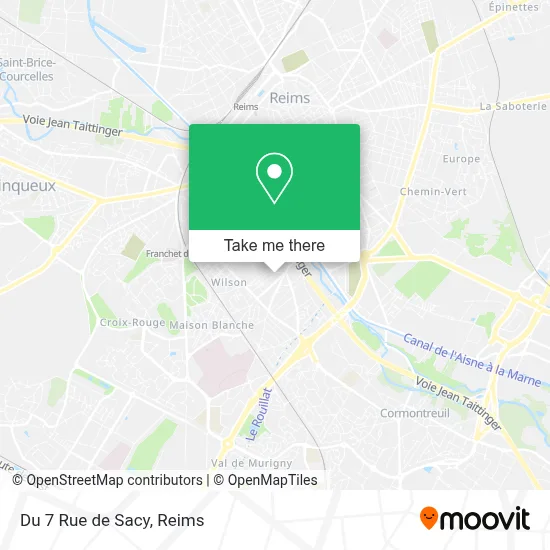 Du 7 Rue de Sacy map