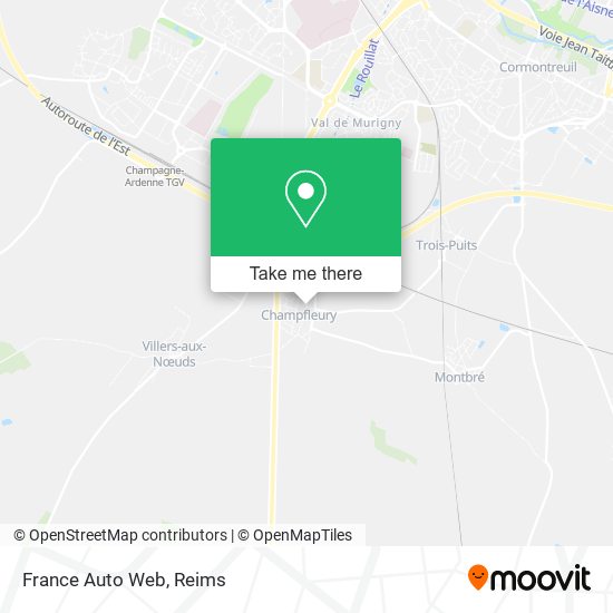 France Auto Web map