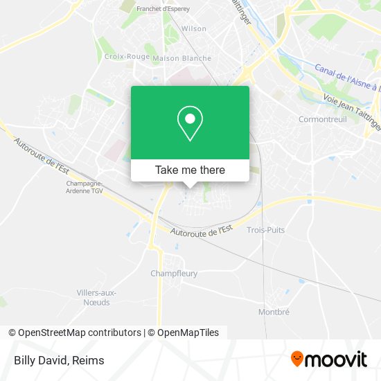 Billy David map